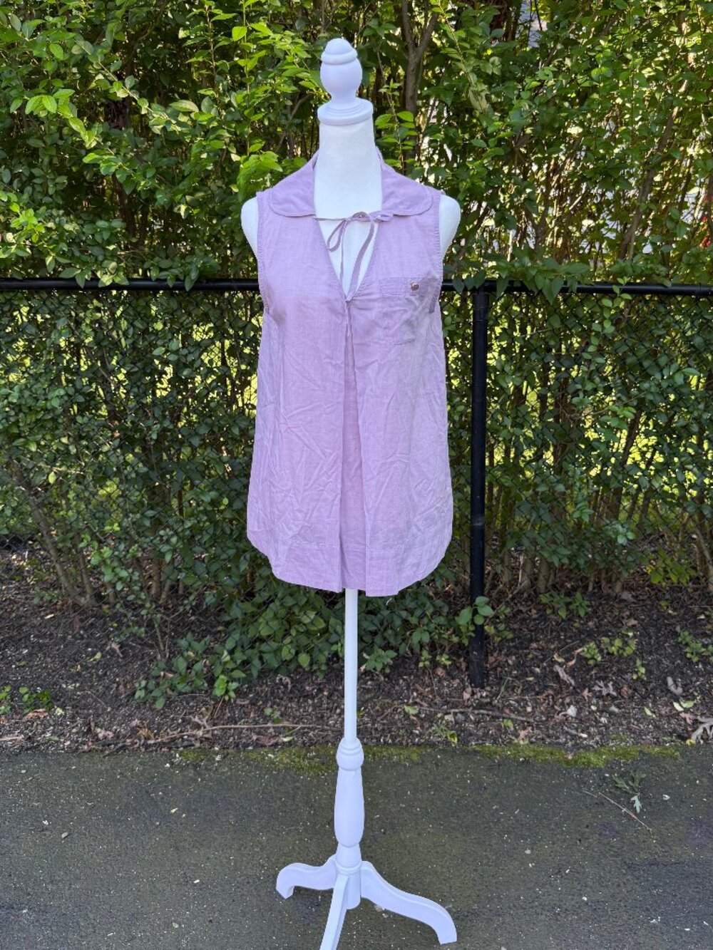 Marc by Marc Jacobs Y2K Light Purple Sleeveless Blouse